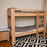 Ліжко двоярусне з ламелями для дітей, фото 5