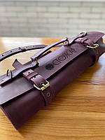 Шкіряна скрутка чохол для кухарських ножів інструментів (на 6 ножів)