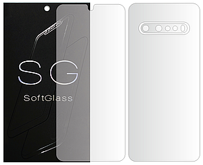 Бронеплівка для Lg v 60 комплект: для передньої і задньої панелі зносостійка поліуретанова SoftGlass