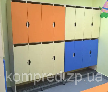 Шафа дитяча 8 секційна з полицею для взуття
