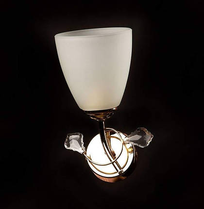 Бра настінний світильник E27 золото, фото 1