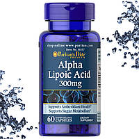Альфа-липоевая кислота Puritan's Pride Alpha Lipoic Acid 300 мг 60 капсул
