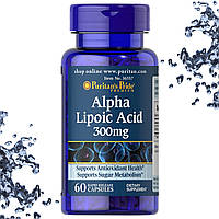 Альфа-ліпоєва кислота Puritan's Pride Alpha Lipoic Acid 300 мг 60 капсул