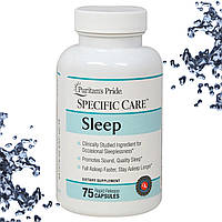 Для сна Puritan's Pride Specific Care Sleep (Мелатонин 10 мг + Л-теанин 100 мг) 75 капсул