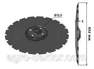 Диск для дисковой бороны Vaderstad Carrier 432 мм на 4 отверстия 459608 - фото 1 - id-p260409573