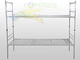 Ліжко армійське зіставне двоярусне 1900х800х1800мм Kompred OL566/3, фото 6