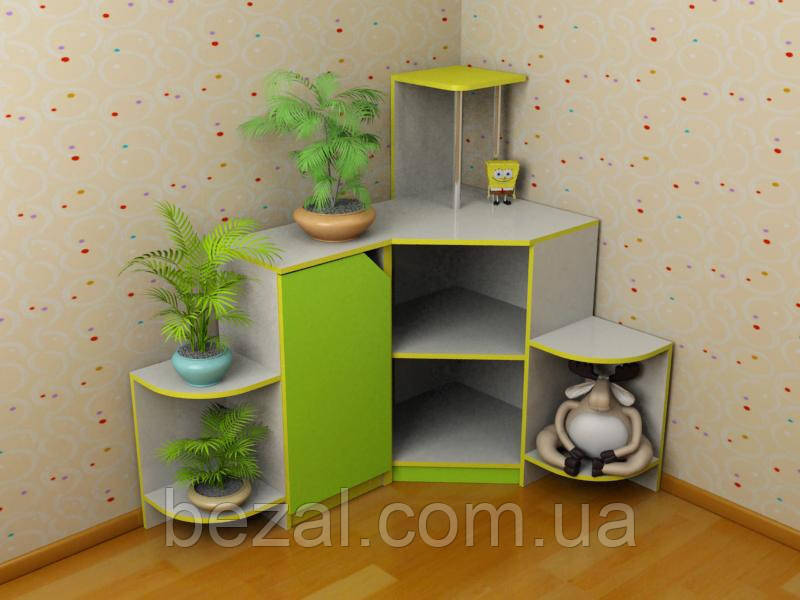 Полиця для квітів кутова  Зелений куточок, фото 1