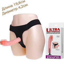 СТРАПОН ЖІНКА НА БІЛЬШЕ ДІЗНА ДІАЛЬНОСТІ ДІАЛЬНІСТЬ 4,2 см Ultra passionate Harness