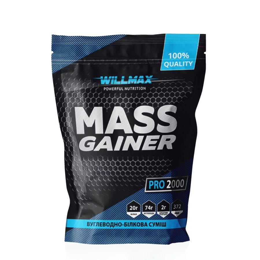 Гейнер Willmax Mass Gainer, 2 кг - Ананас-кокос