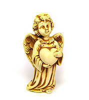 Статуэтка Ангел с сердцем декоративная из гипса