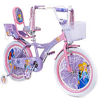 Детский Велосипед для девочки 20 дюймов ICE FROZEN(Холодное Сердце, Ельза)