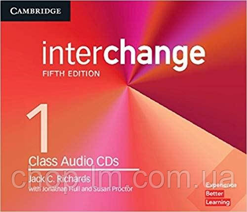 Interchange Fifth Edition 1 Class Audio CDs / Аудіо диск