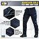 M-Tac штани Aggressor Gen II Flex Dark Navy Blue, фото 6