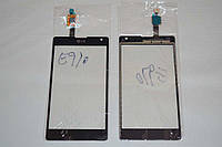 Оригинальный тачскрин / сенсор (сенсорное стекло) для LG Optimus G E970 (черный цвет, чип Synaptics)