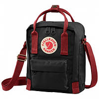 Сумка Fjallraven Kanken Sling Black Ox Red 2,5 л 23797.550-326