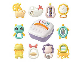 Набір прорізувачів для зубів Tumama Macaron 10 шт