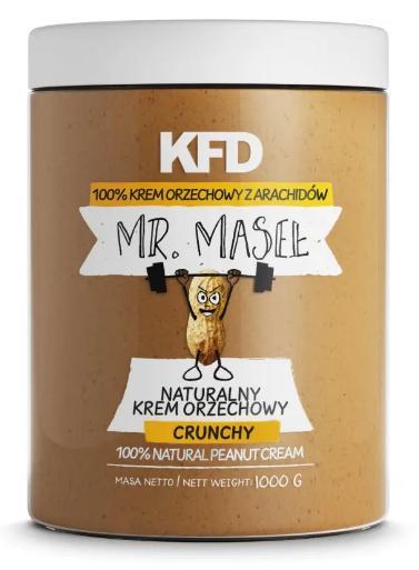 Арахісове масло KFD Nutrition Naturalny krem orzechowy Smooth 1000 грам