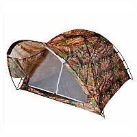 Палатка 4-х местная с козырьком 210x240x145 см (цвет хаки)