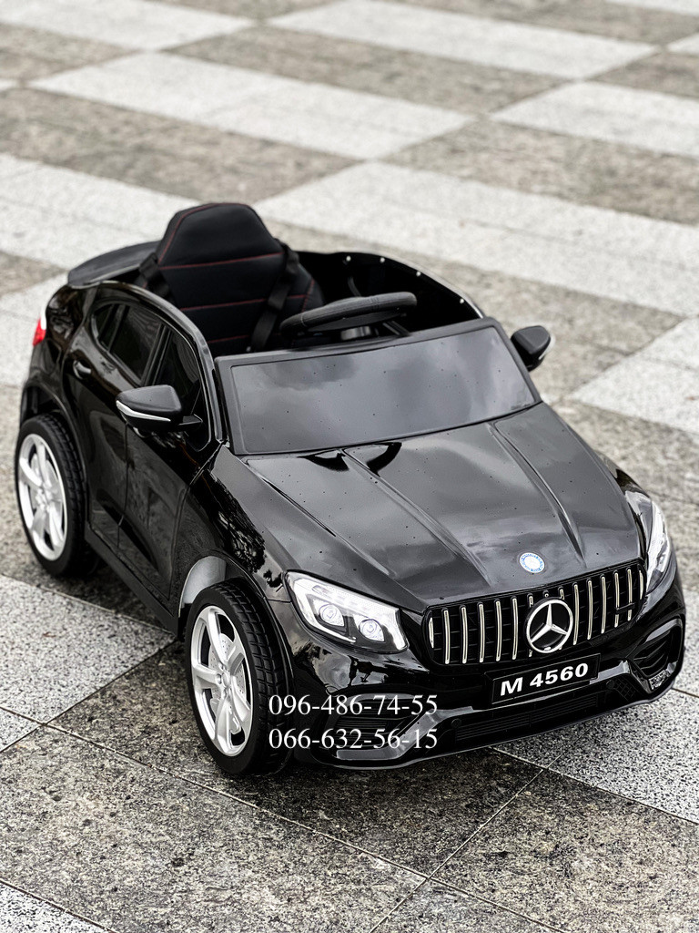 Дитячий електромобіль MERCEDES-BENZ GLE AMG COUPE 4 мотор чорний лак