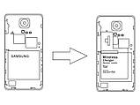 Модуль для беспроводной зарядки ACV 240000-25-03 Inbay для Samsung Galaxy S4 (установка под крышку), фото 3