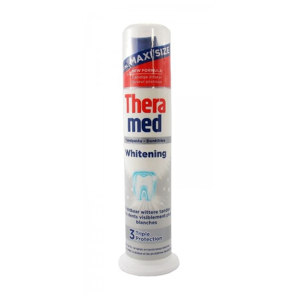 Освіжаюча зубна паста Theramed Theramed Whitening з дозатором 100 мл.