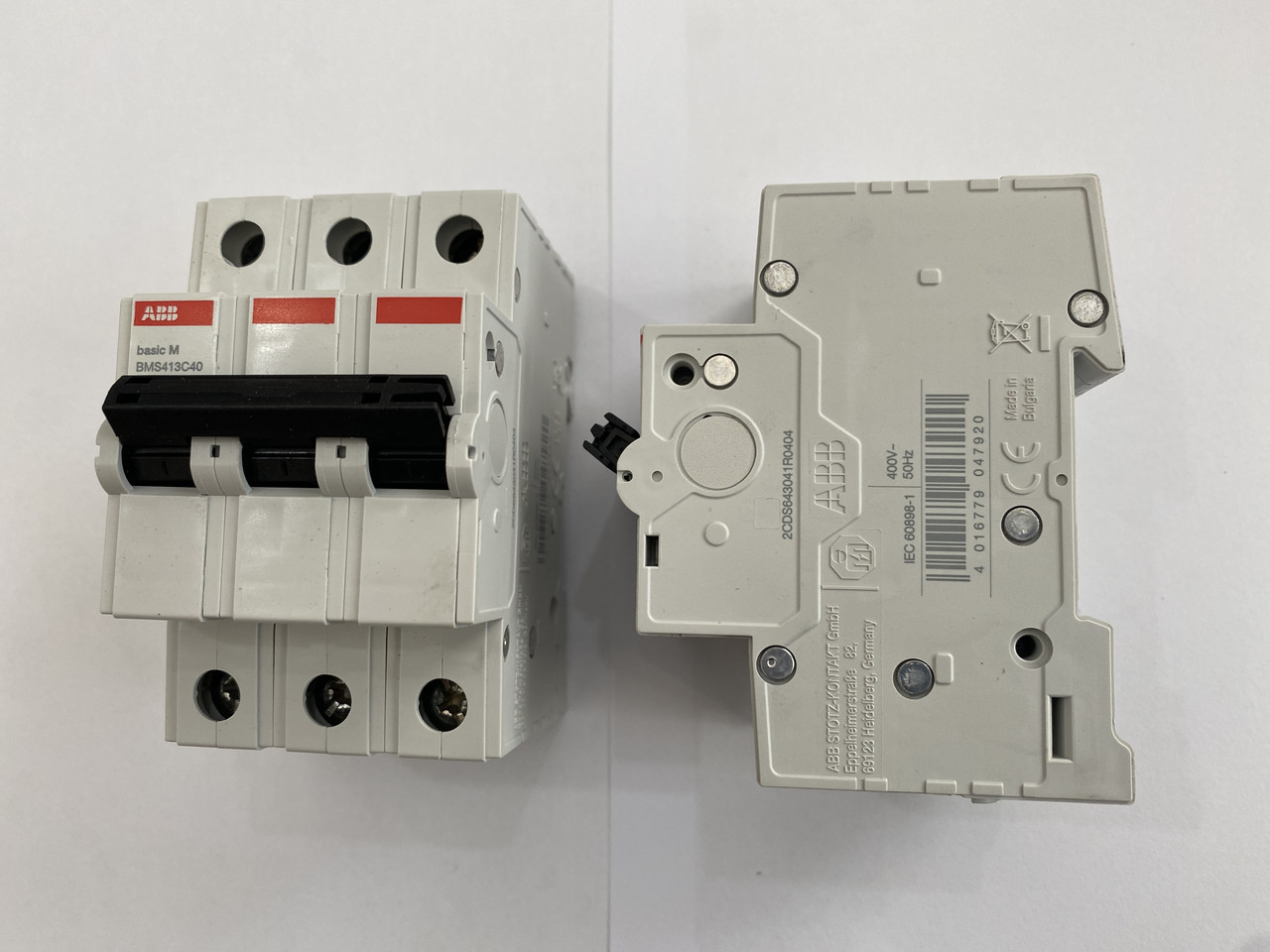 Автоматичний вимикач ABB Basic M 3p, 40A. BMS413C40 (автомат захисту)