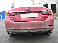 Украинский фаркоп на Mazda 6 2013- (седан и универсал) без снятия бампера