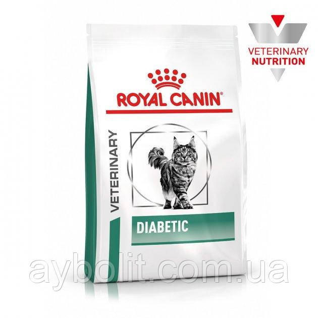 Лікувальний сухий корм для котів Royal Canin Diabetic Feline страждають на цукровий діабет, 1.5кг