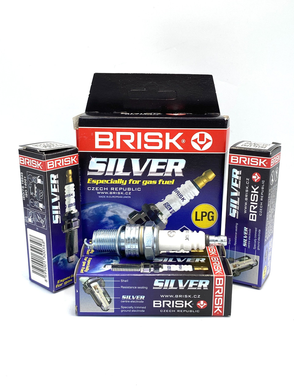Свічки запалювання BRISK Silver ГБО Daewoo Lanos Sens Nexia Matiz для ваз 2101 2107 2108 2115 Заз 1102 Aveo