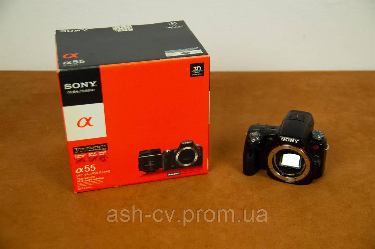 Фотоапарат Sony Alpha SLT-A55V body (не вмикається)