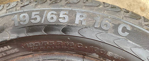 Шины б у 195/65R16C Continental Vanco 2, фото 5