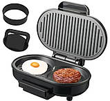 ЕлектроГриль для бургерів, катлетниця Haeger HG-245 (750 Вт), фото 2