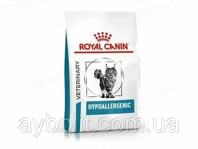 Сухой корм для дорослих кішок Royal Canin Hypoallergenic Cat 400 г