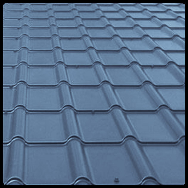 Металочерепиця Rannila DG 4345  / 0,45 mm/PE/RAL