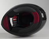 Мотошолом LS2 FF353 Rapid Black чорний глянець, фото 8