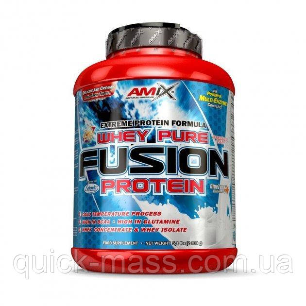 Сироватковий протеїн з низьким вмістом цукру Amix Whey-Pro FUSION 2300 грам