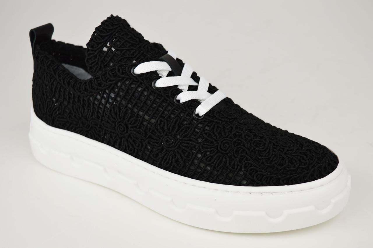 Кроссовки летние Evromoda 461900 36 Черные текстиль