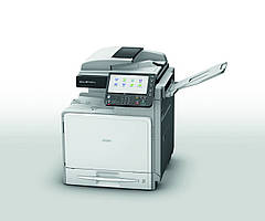 Кольоровий БФП Ricoh MP C401ZSP високої якості. Авто подача оригіналів. Кольоровий принтер/сканер/копір.