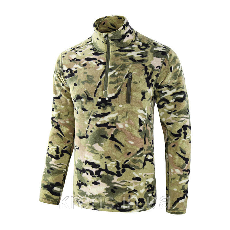 Тактична кофта Lesko A973 Camouflage CP 2XL (38) флісова чоловіча, фото 1