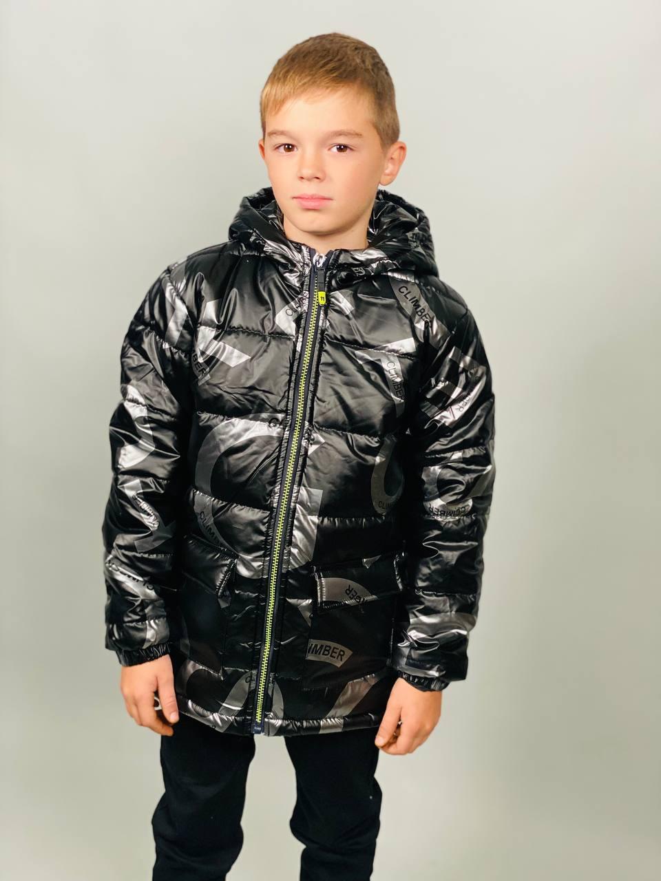 Куртка демісезонна S&D для хлопчика 3-10 років арт.482, Чорний, 104