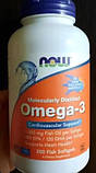 Now Foods Omega-3 Molecularly Distilled 200 fish softgels, фото 4