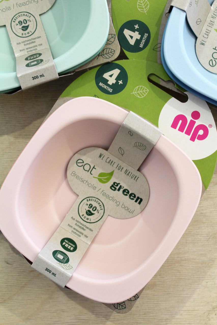 Тарілочка для годування 2 шт Зелена серія NIP, фото 1