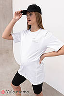 Літня туніка для вагітних та годування CELESTA TN-22.011 біла