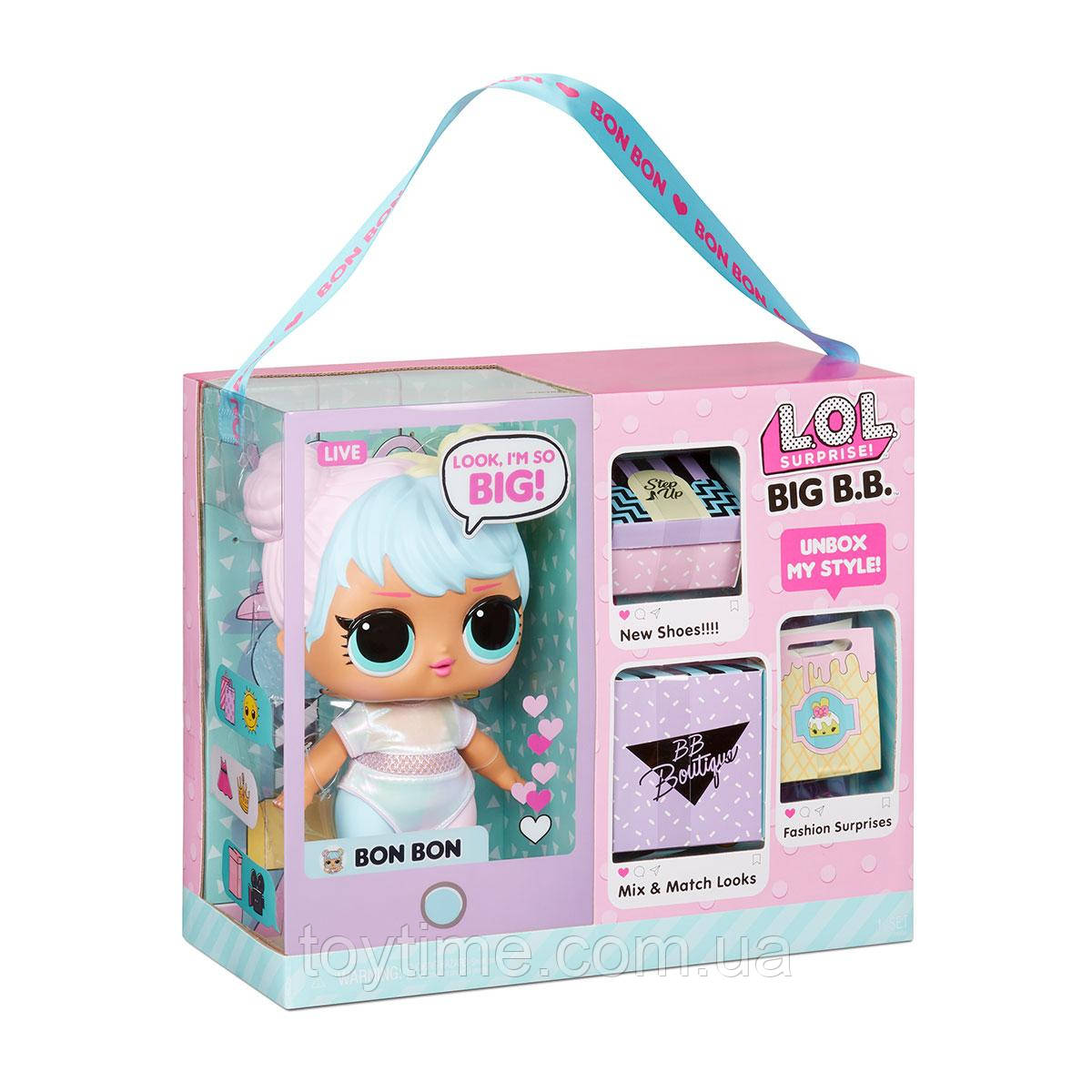 Ігровий набір з мега-лялькою L.O.L. SURPRISE! серії "Big B.B.Doll" - БОН-БОН / LOL Surprise Big BB Bon Bon