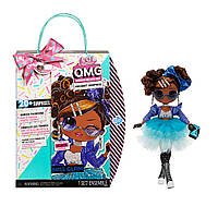 Игровой набор с куклой L.O.L. SURPRISE! серии "O.M.G." ИМЕНИННИЦА (с аксессуарами) / LOL Present Miss Glam