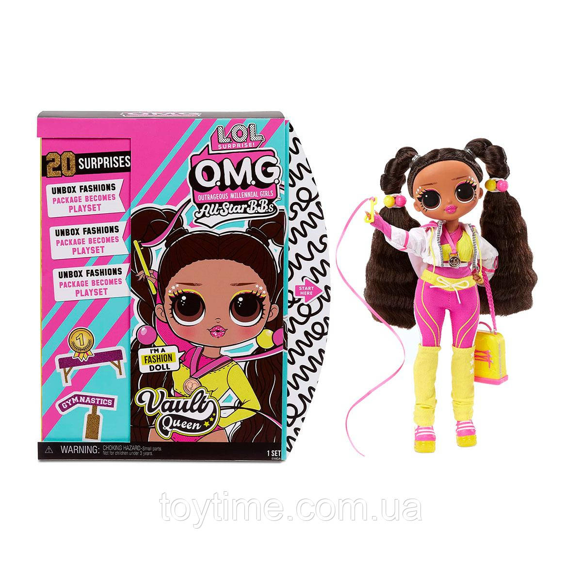 Ігровий набір з лялькою L.O.L. SURPRISE! серії "O.M.G. Sports Doll" – ГІМНАСТКА (з аксесуарами)