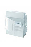 Щит вбудований Mistral41F, 8 модулів, білі двері, з кол. колодкою, 232х250х108