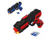 Пістолет з м'якими кулями 017 бластер 21 см кулі в наборі дитяча іграшка зброя для хлопчиків