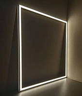 Врезной арт светильник 600*600 SMD LED "CAPELLA-48"  48W  6400K панель белая, фото 1