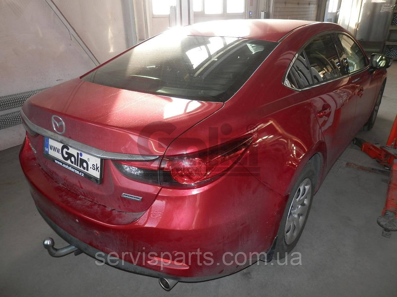 Оцинкованный фаркоп на Mazda 6 GJ GH 2013- (седан и универсал) - фото 1 - id-p1613381329